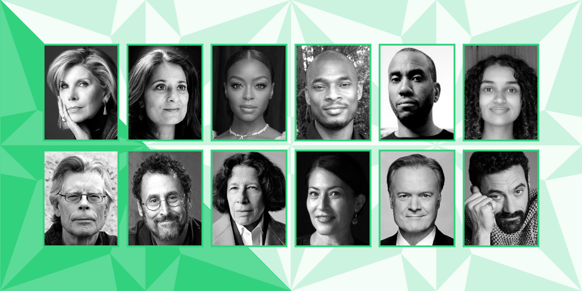 Twelve headshots of the participating readers for Poetry & the Creative Mind 2025