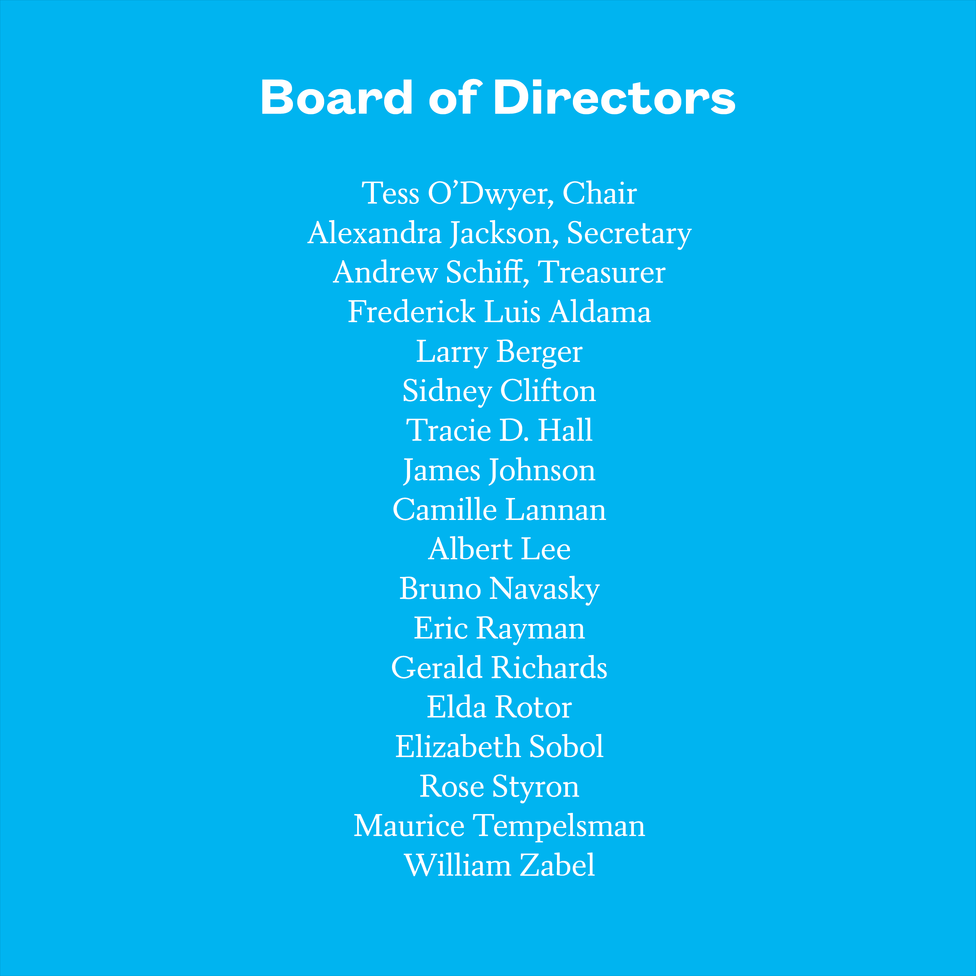 Board of Directors Updated 9.1.25 (color corrected)