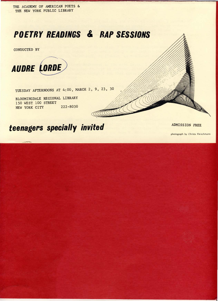 Audre Lorde Flyer