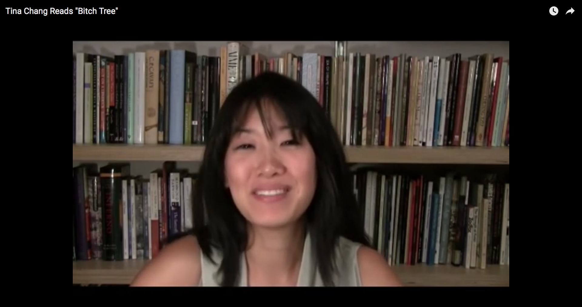 Tina Chang reads "Bitch Tree"