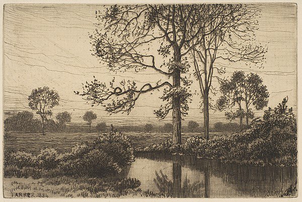 Autumn&#039;s Grey and Melancholy by Henry Farrer
