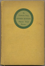 Tender Buttons by Gertrude Stein (1914)