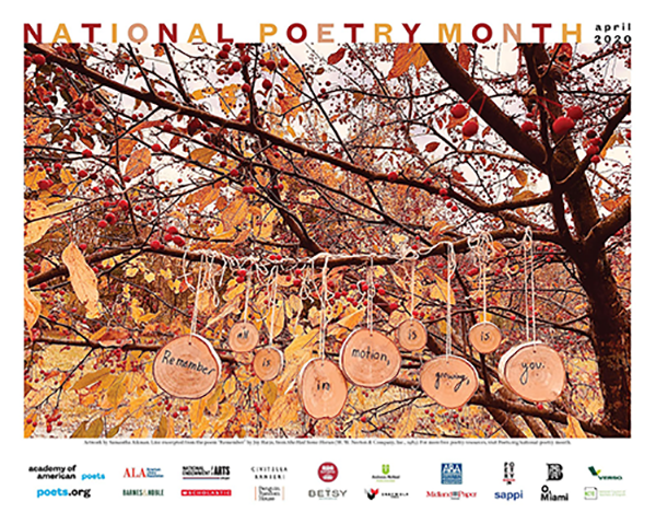 2020 National Poetry Month Poster