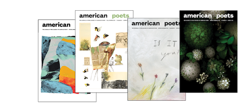 Cover images of American Poets magazine