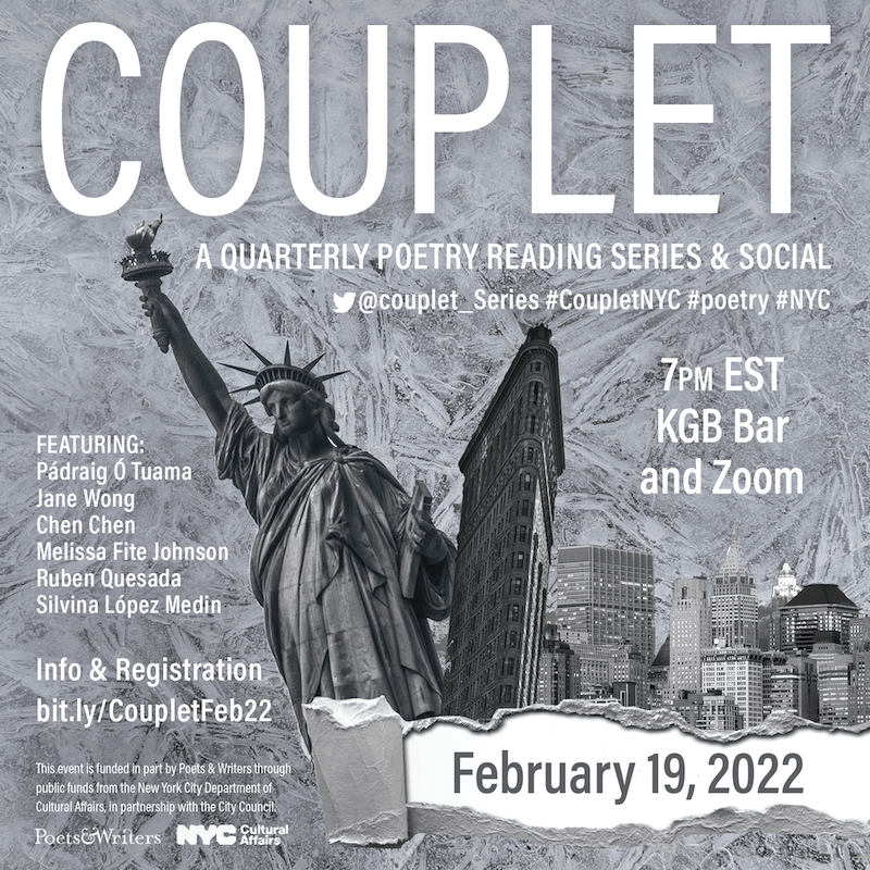 COUPLET Quarterly Poetry Reading Series & Social-Winter 22' Hybrid Edition