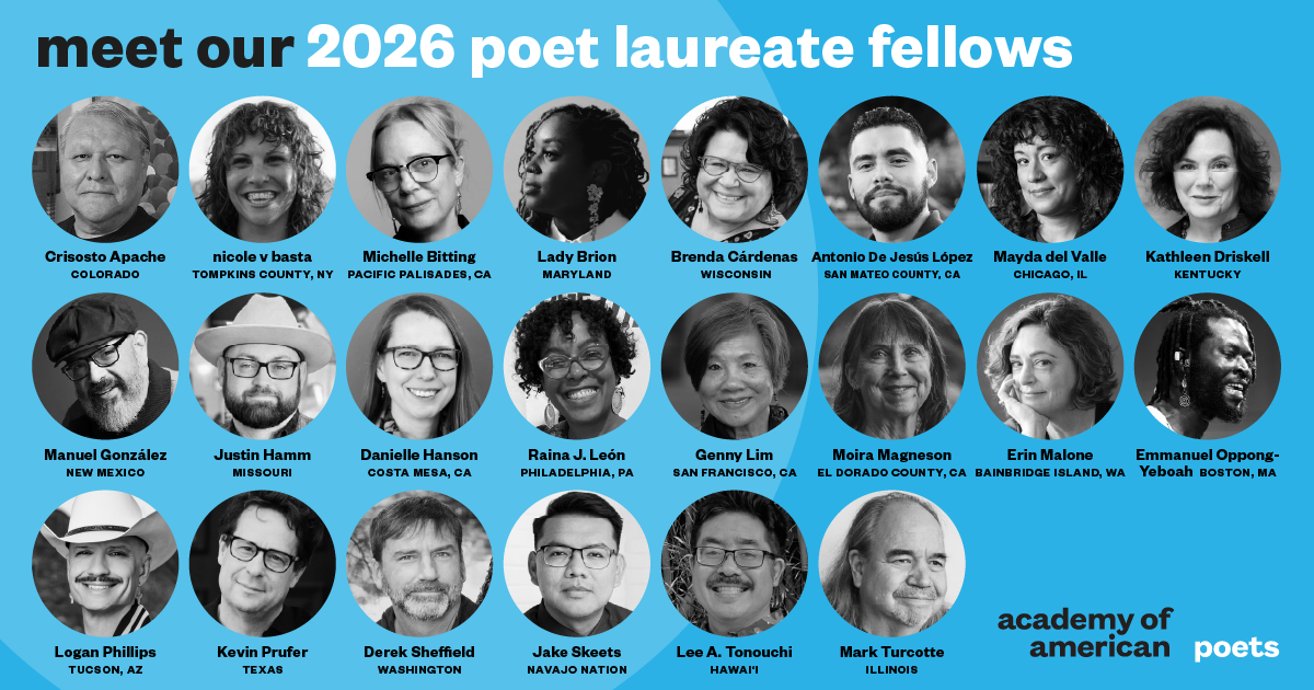 2026 Poet Laureate Fellows