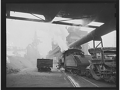 Steel production site