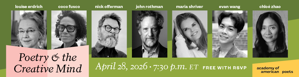 Poetry and the Creative Mind graphic with headshots