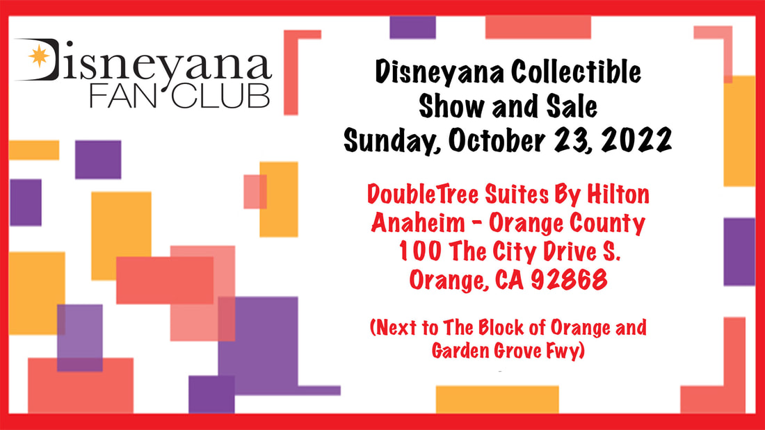 Poster for Disneyana Collectible Show and Sale Sunday, October 23, 2022
