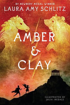 Jacket cover for Amber and Clay by Laura Amy Schlitz