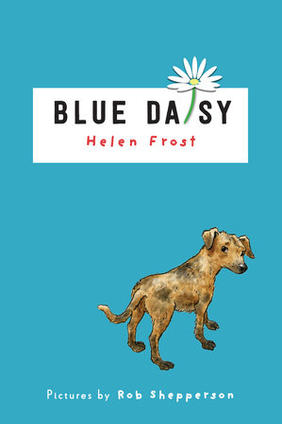 Jacket cover for Blue Daisy by Helen Frost illustrated by Rob Shepperson