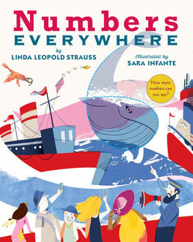 Jacket cover for Numbers Everywhere by Linda Leopold Strauss