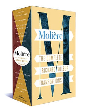 Jacket cover for Molière: The Complete Richard Wilbur Translations By Molière, translated by Richard Wilbur 