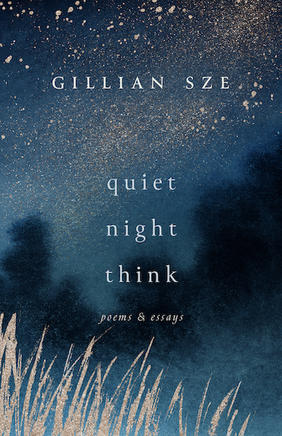 Jacket cover for Quiet Night Think by Gillian Sze