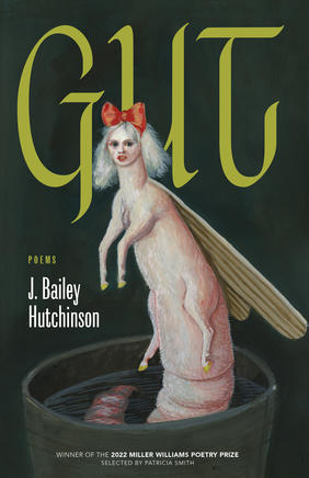 Jacket cover for Gut by J. Bailey Hutchingson