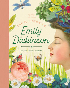 Jacket cover for The Illustrated Emily Dickinson edited by Ryan G. Van Cleave