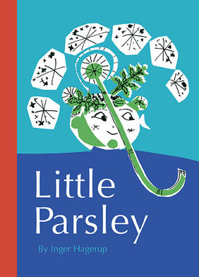 Jacket cover for Little Parsley by Inger Hagerup 