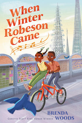 Jacket cover for When Winter Robeson Came by Brenda Woods 