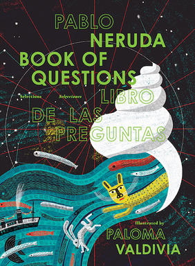 Jacket cover for The Book of Questions by Pablo Neruda