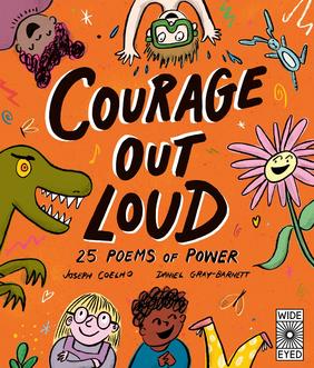 Jacket cover for Courage Out Loud by Joseph Coelho