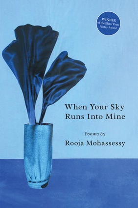 Jacket cover for When Your Sky Runs into Mine by Rooja Mohassessy