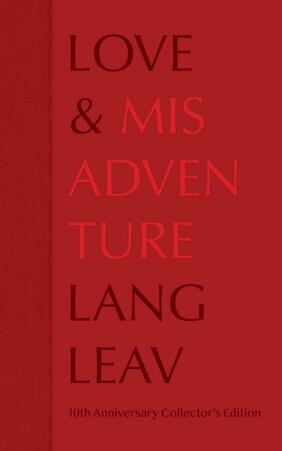 Jacket cover for Love & Misadventure, 10th anniversary ed. by Lang Leav