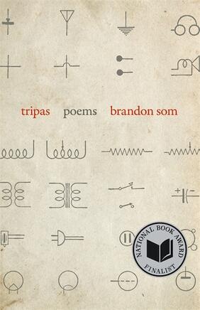 Jacket cover for Tripas: Poems by Brandon Som