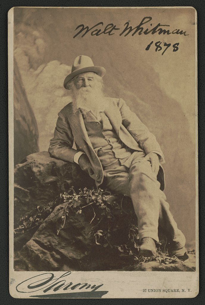 Walt Whitman, 1878