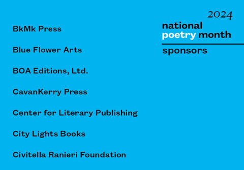 Thank you to our 2024 National Poetry Month sponsors!